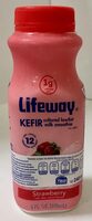 Kefir cultured lowfat milk strawberry smoothie - Product - en