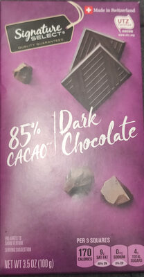 85% Cacao Dark Chocolate - Product - en