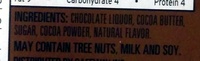 85% Cacao Dark Chocolate - Ingredients - en