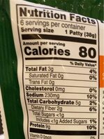 Kelloggs original sausage patties clean eating veggie meals - Nutrition facts - en