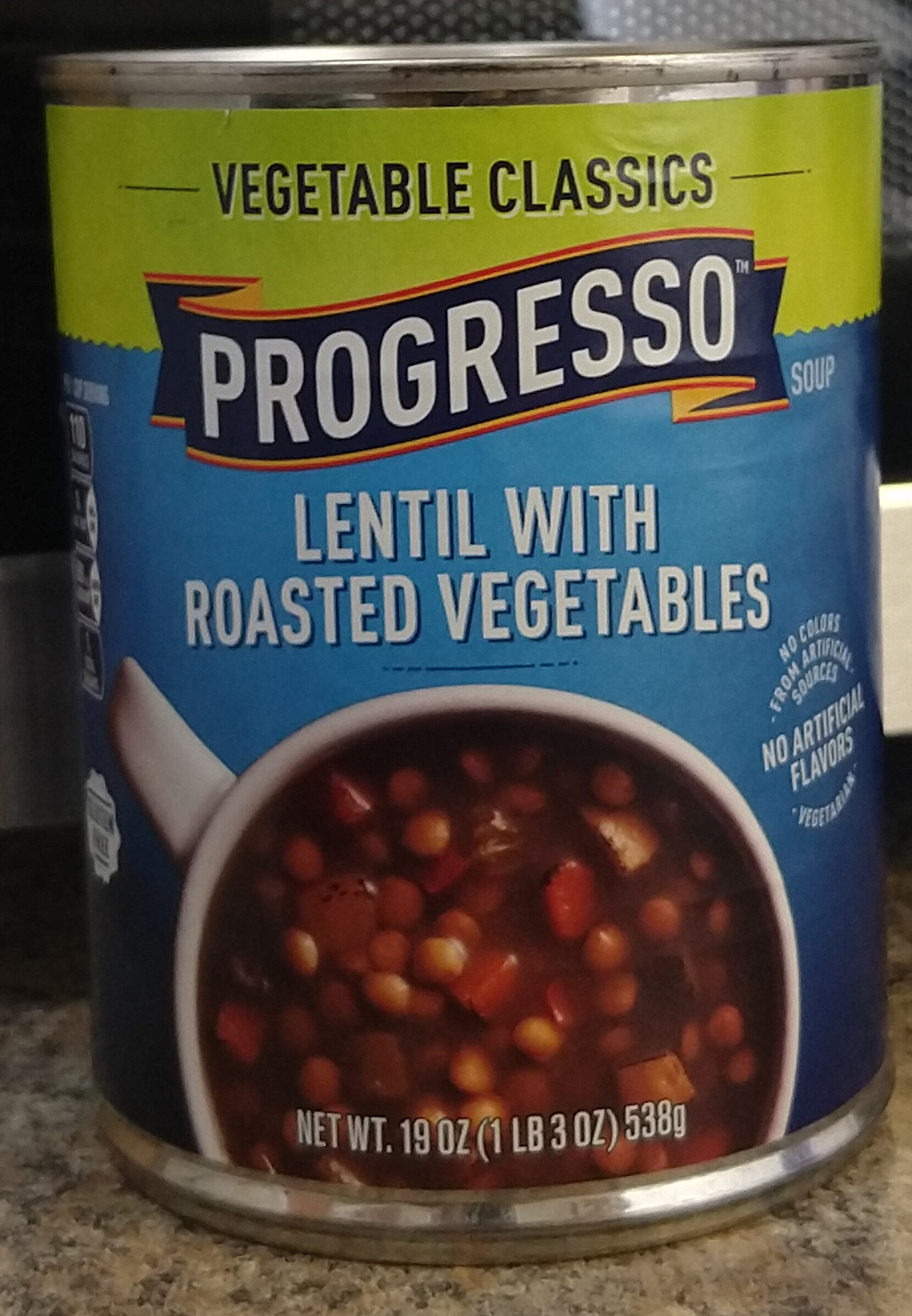 Progresso Vegetable Classics Lentil with Roasted Vegetables Soup - Product - en