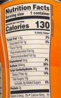 Campbells sipping soup carrot ginger - Nutrition facts - en