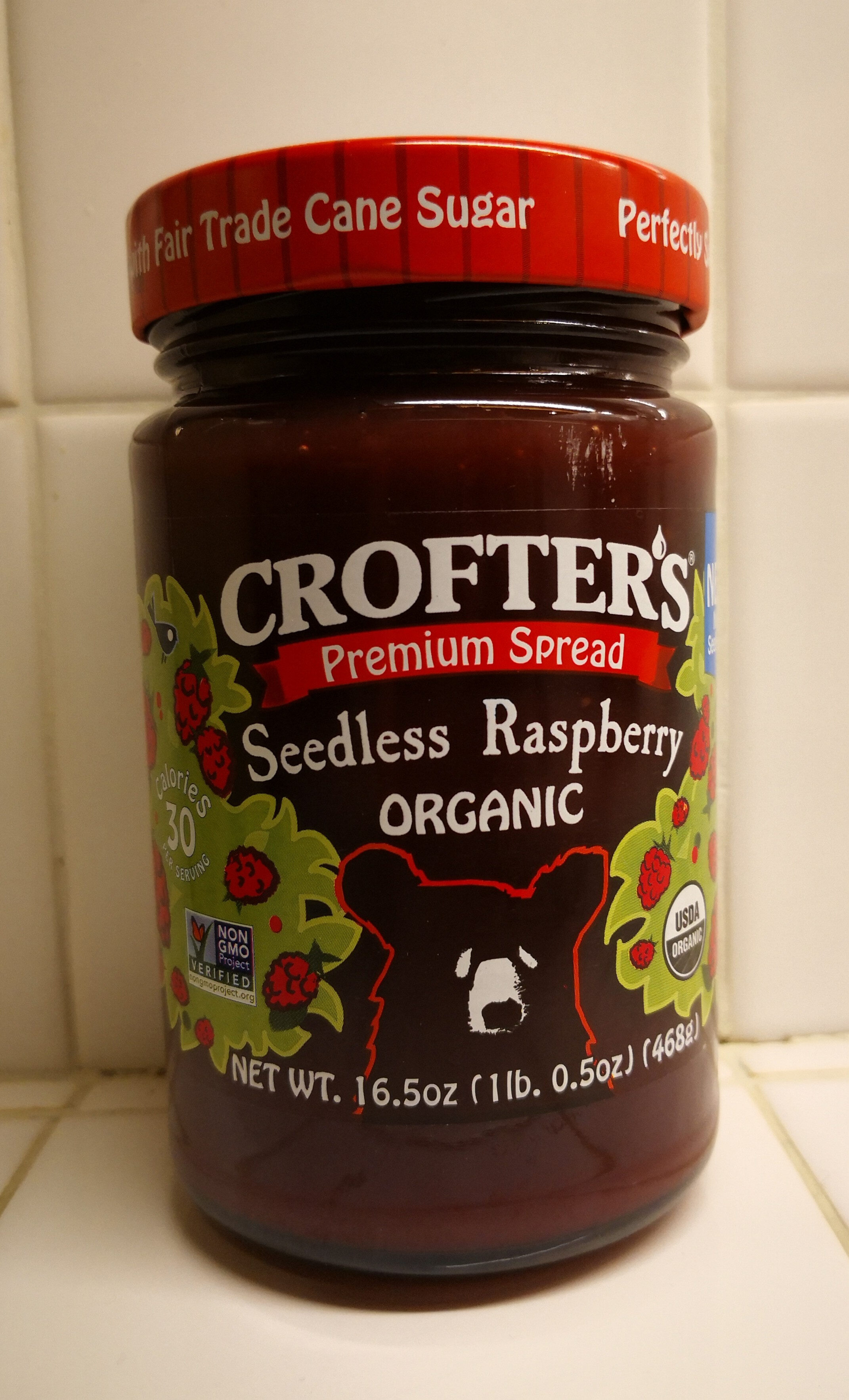 Organic Raspberry Premium Spread - Product - en
