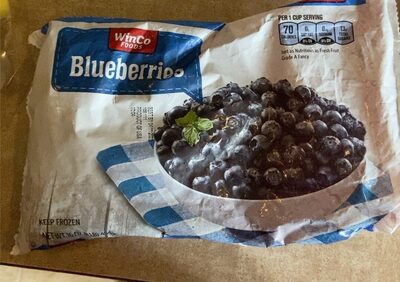 Frozen blueberries - Product - en