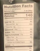 Sweet plantain chips - Nutrition facts - en