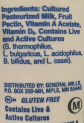 Original style whole milk yoghurt - Ingredients - en