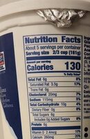 Original style whole milk yoghurt - Nutrition facts - en