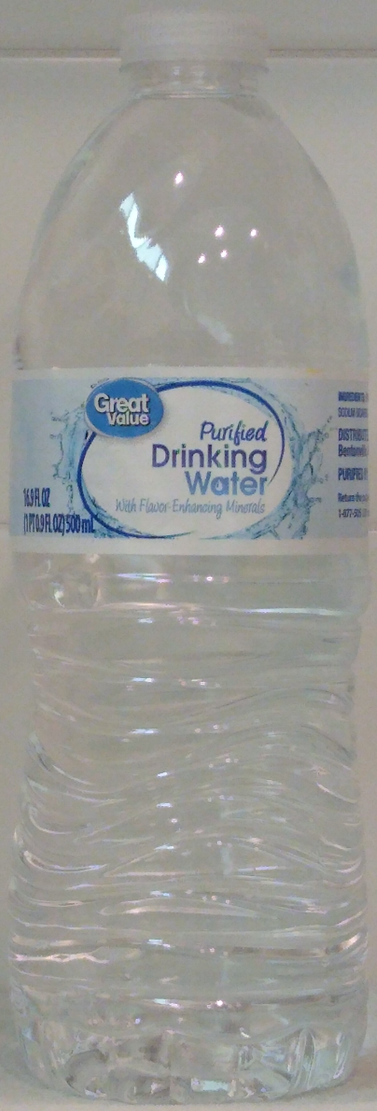 Great value, purified drinking water - Product - en