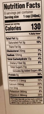 Organic reduced fat milk - 3