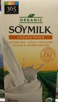 Unsweetened soy milk - Product - en