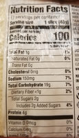 365 everyday value, classic white bread - Nutrition facts - en