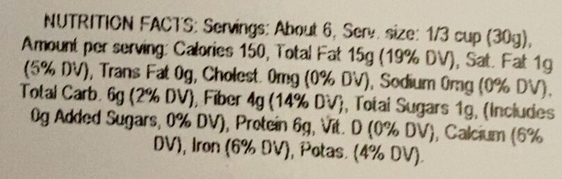 Sliced Almonds - Nutrition facts - en