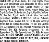 Protein bar, vanilla almond - Ingredients - en
