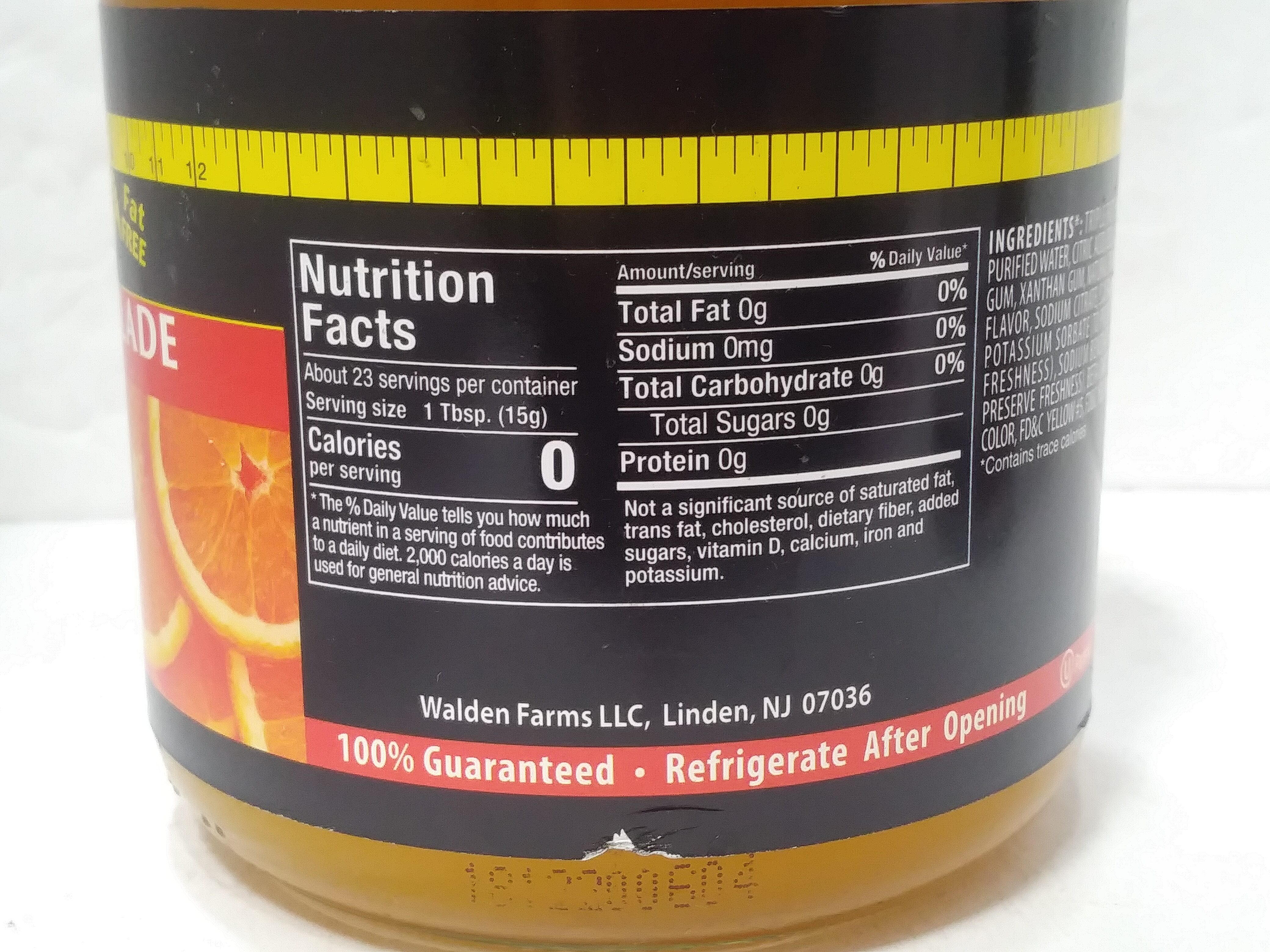 Orange Marmalade Fruit Spread - Nutrition facts - en