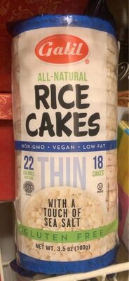 All-Natural Rice cakes - Product