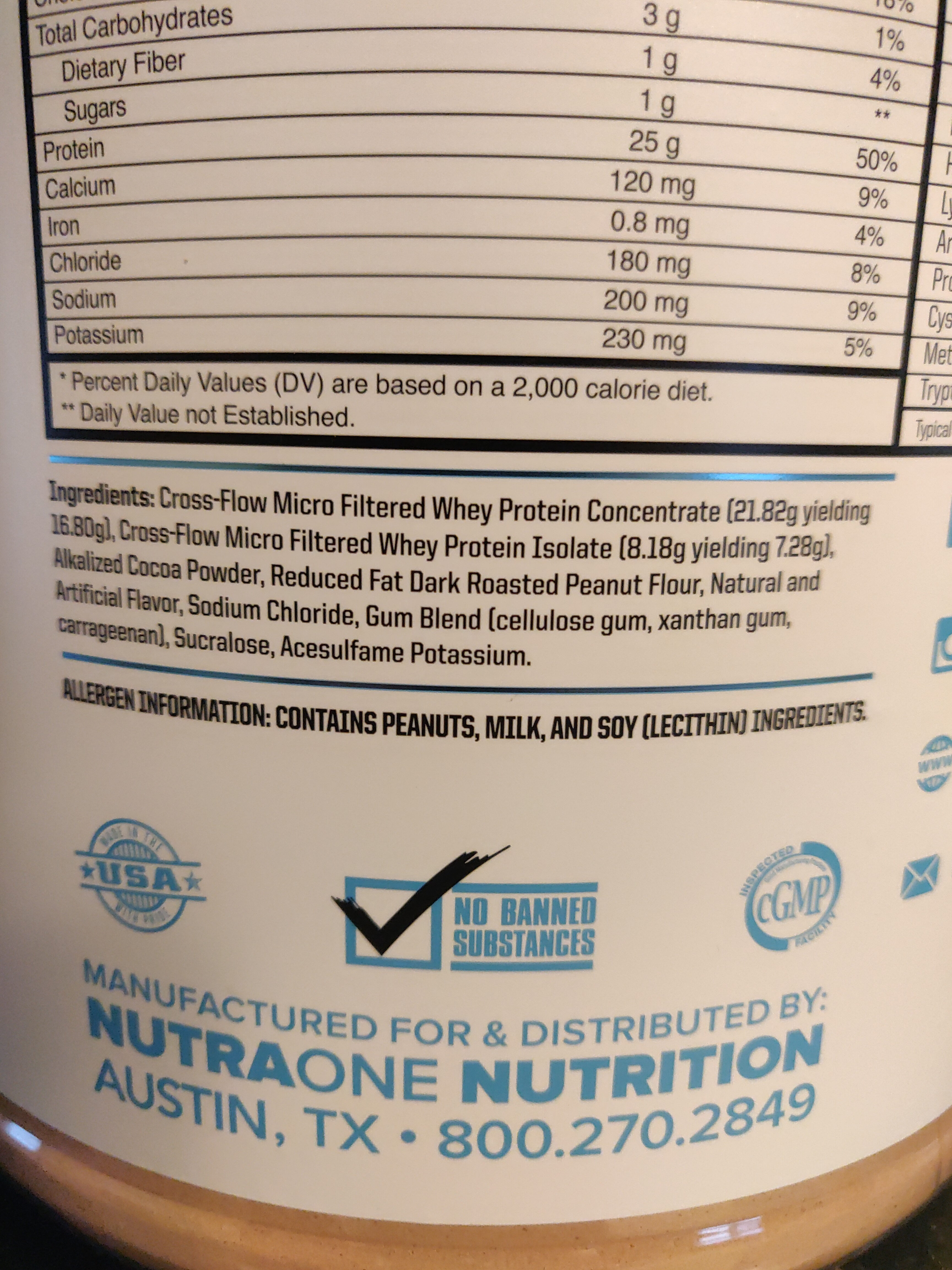 protein one - Ingredients - en