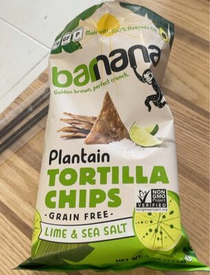 Plantain tortilla chips - Product - en