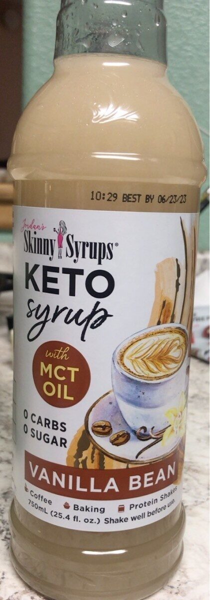 Vanilla Bean Keto Syrup with MCT Oil - Product - en