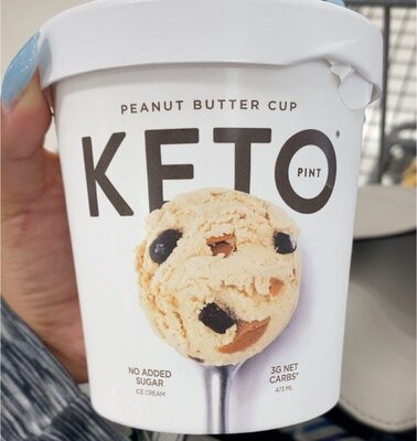 Keto, peanut butter cup ice cream - Product