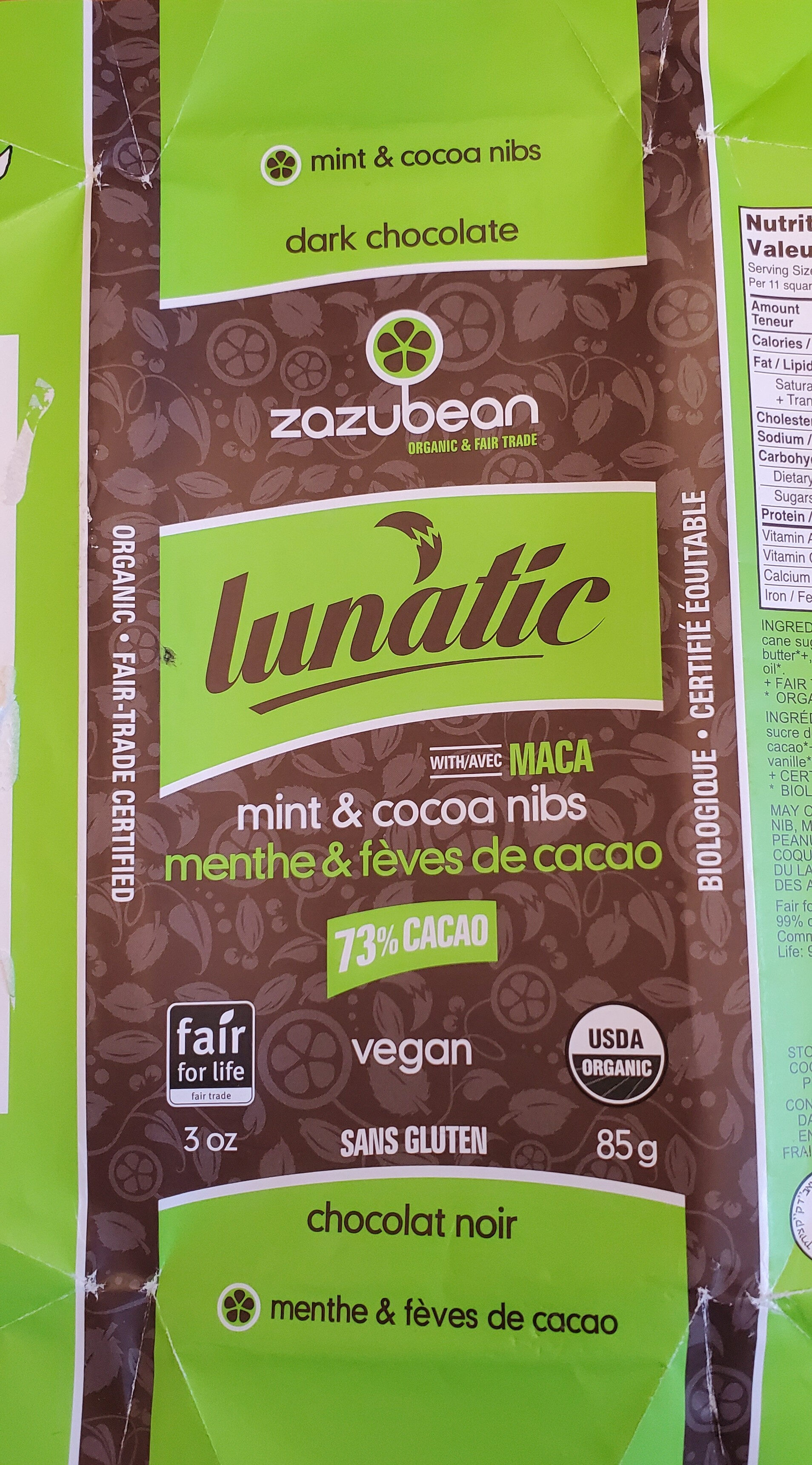 Lunatic mint & cocoa nibs - Product - en