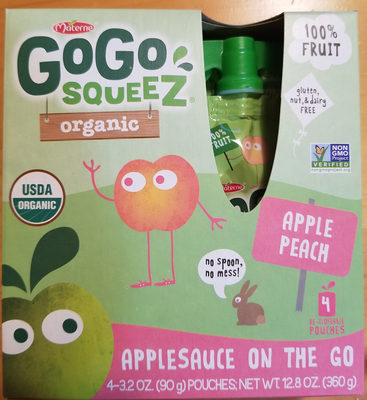 Organic applesauce on the go - Product - en