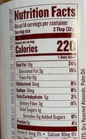 Justins classic almond butter - Nutrition facts - en