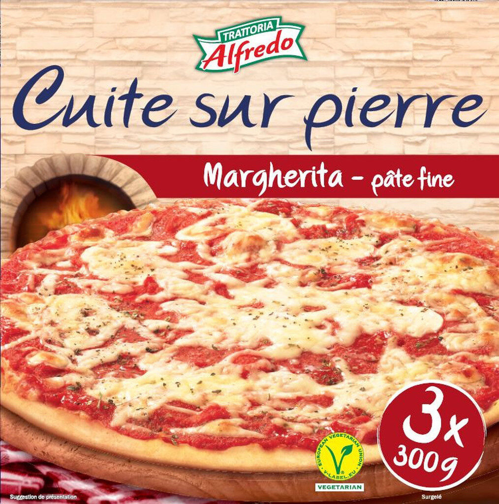 Pizza Margherita - pâte fine - Product - fr