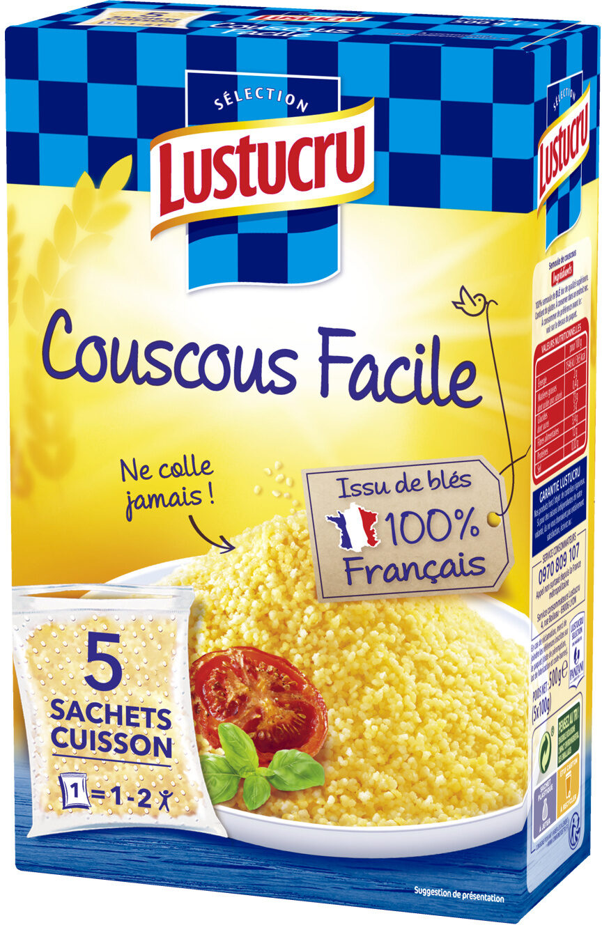 Lustucru couscous facile sc 500g - Product - fr