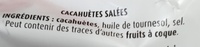 Cacahuètes délicatement salées - Ingredients - fr