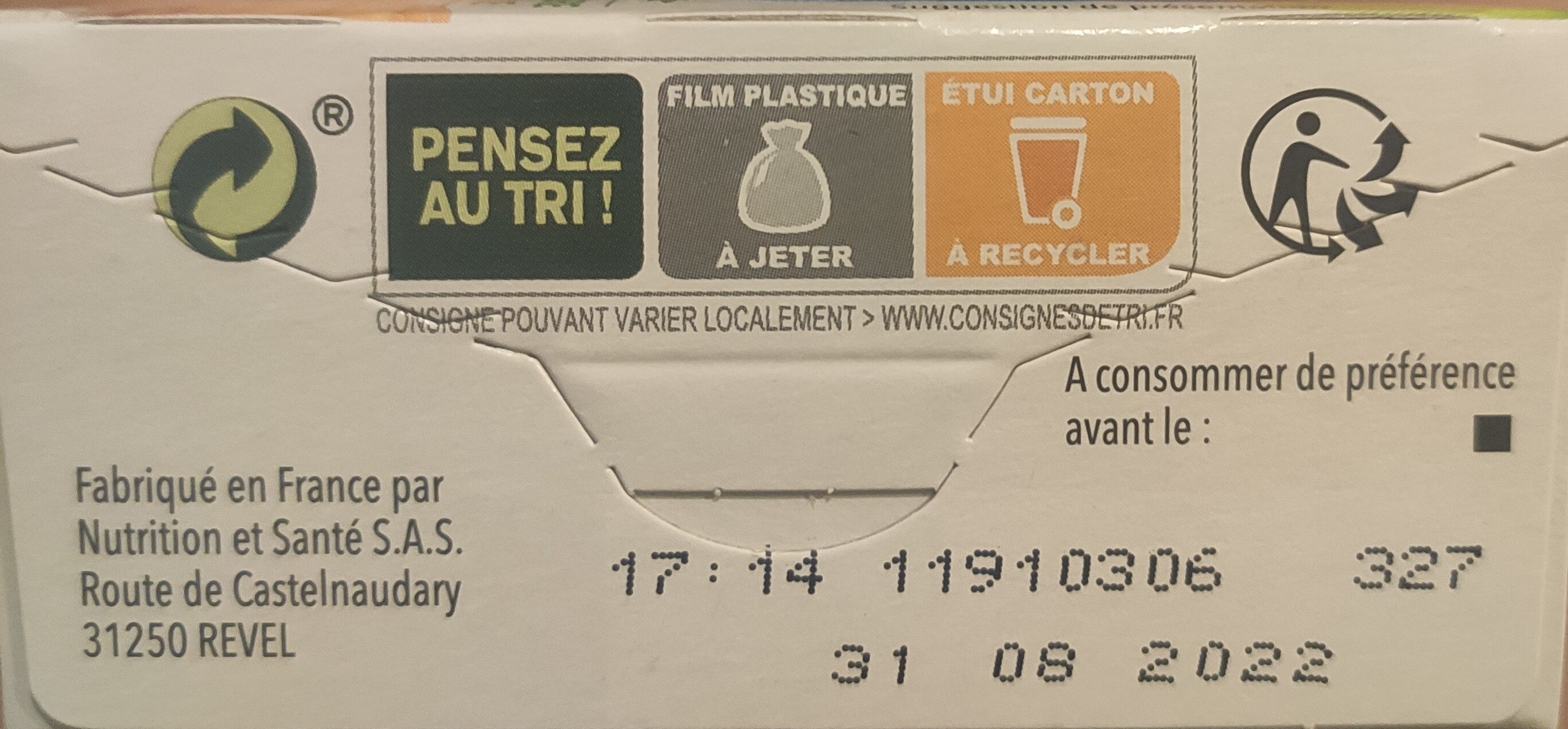 Biscuit Miel Châtaigne - Recycling instructions and/or packaging information - fr