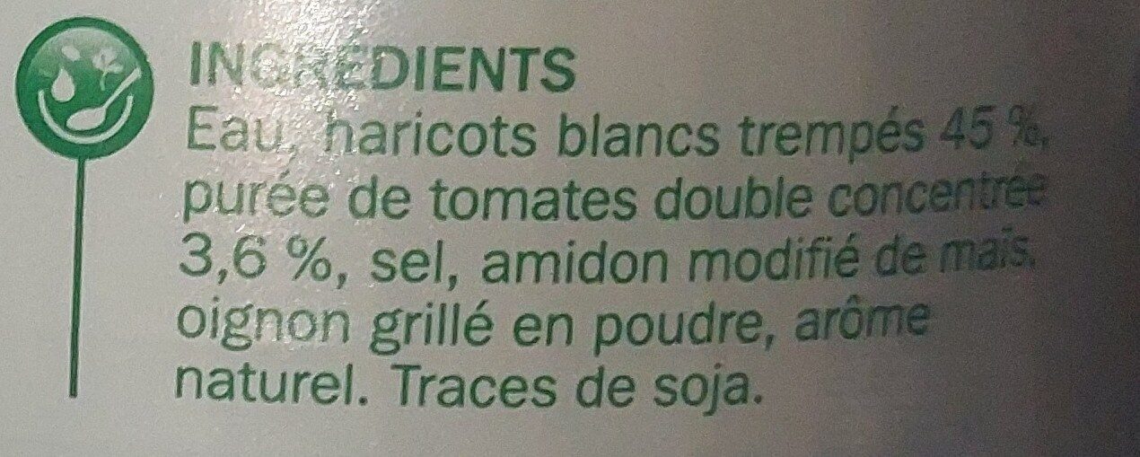 Haricots blancs tomate - Ingredients - fr