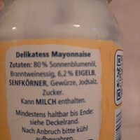 Delikatess Mayonnaise - Ingredients - de