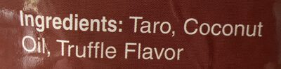 Bahag Hari Taro Chips - Ingredients - en
