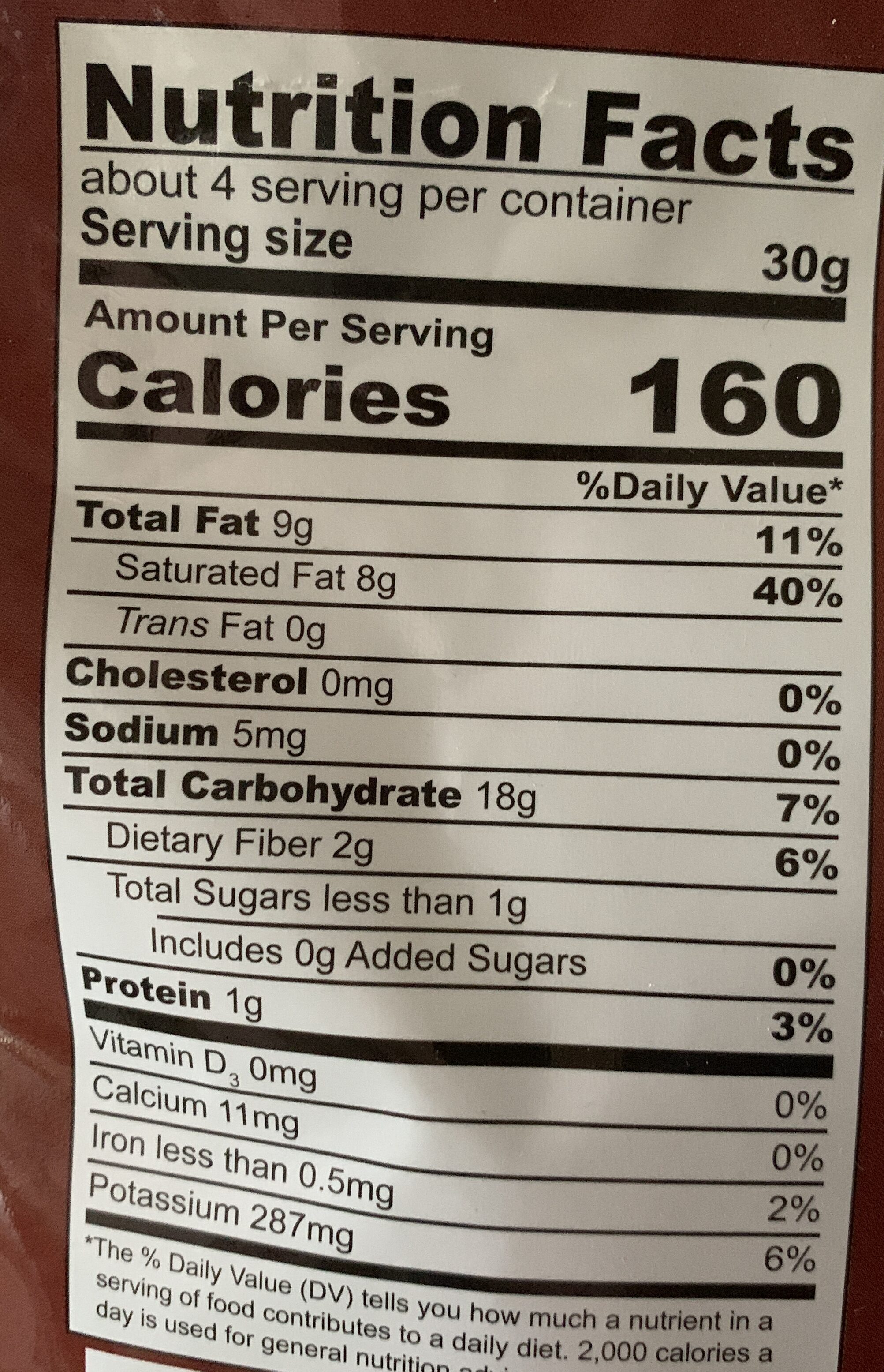 Bahag Hari Taro Chips - Nutrition facts - en