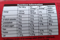 Bournville Cocoa - Nutrition facts - en