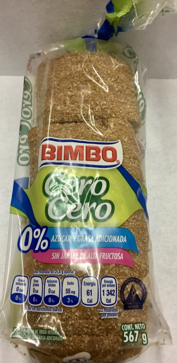 Pan de molde cero cero - Product - en