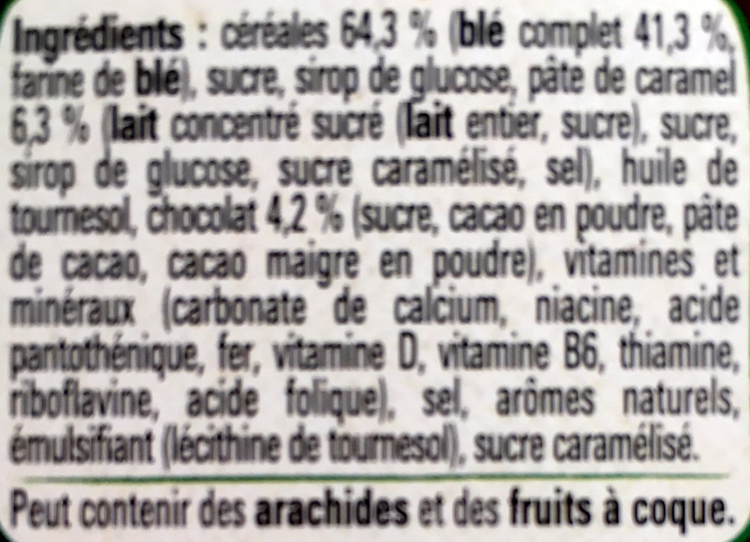 NESTLE LION Céréales 480g - Ingredients - fr