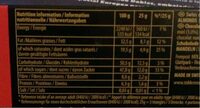 Dark Chocolate Bar - Nutrition facts - en