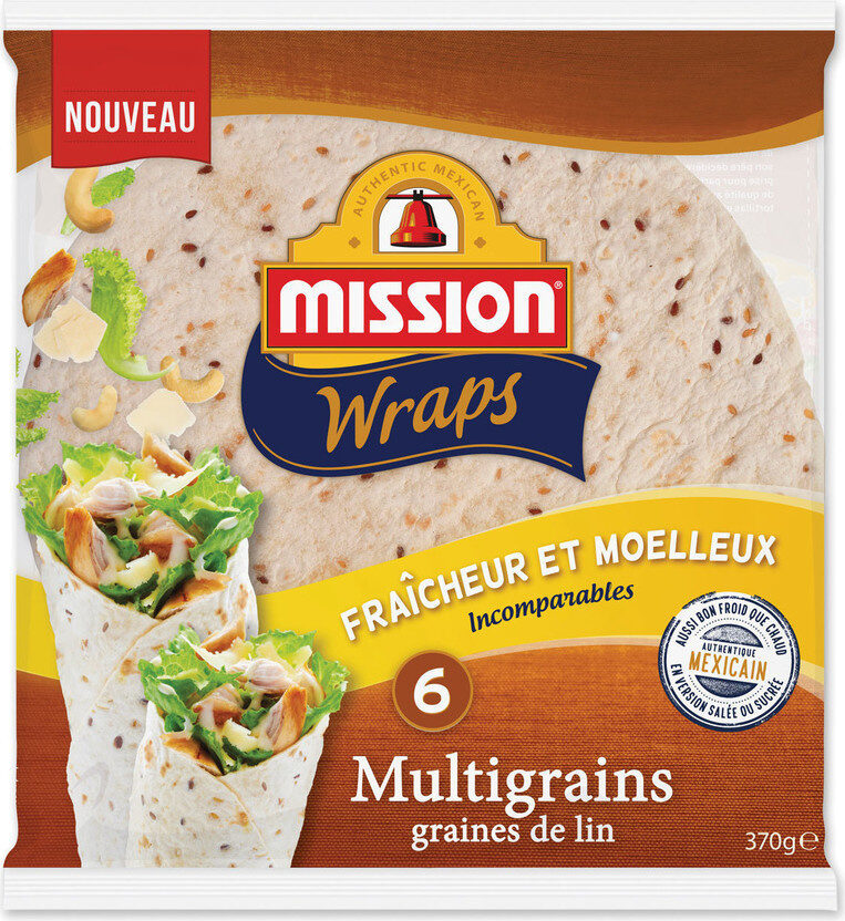 Wraps Multigrains - Product - fr